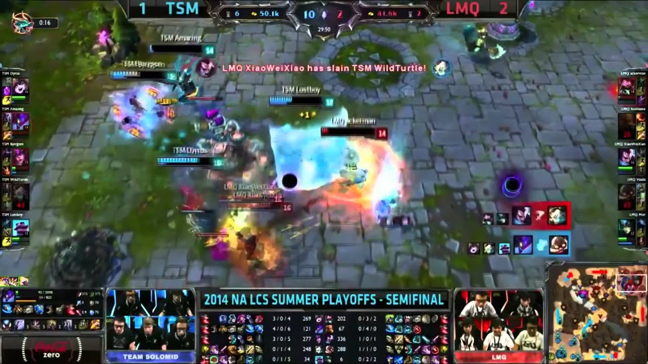 LMQ XiaoWeiXiao Yasuo Pentakill   LMQ vs TSM
