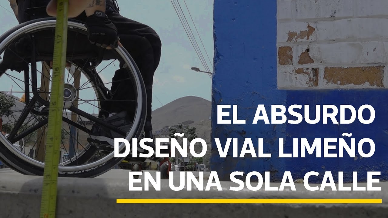 Un atleta cruzó las veredas de Lima en silla de ruedas | #NoTePases | El Comercio | VideosEC