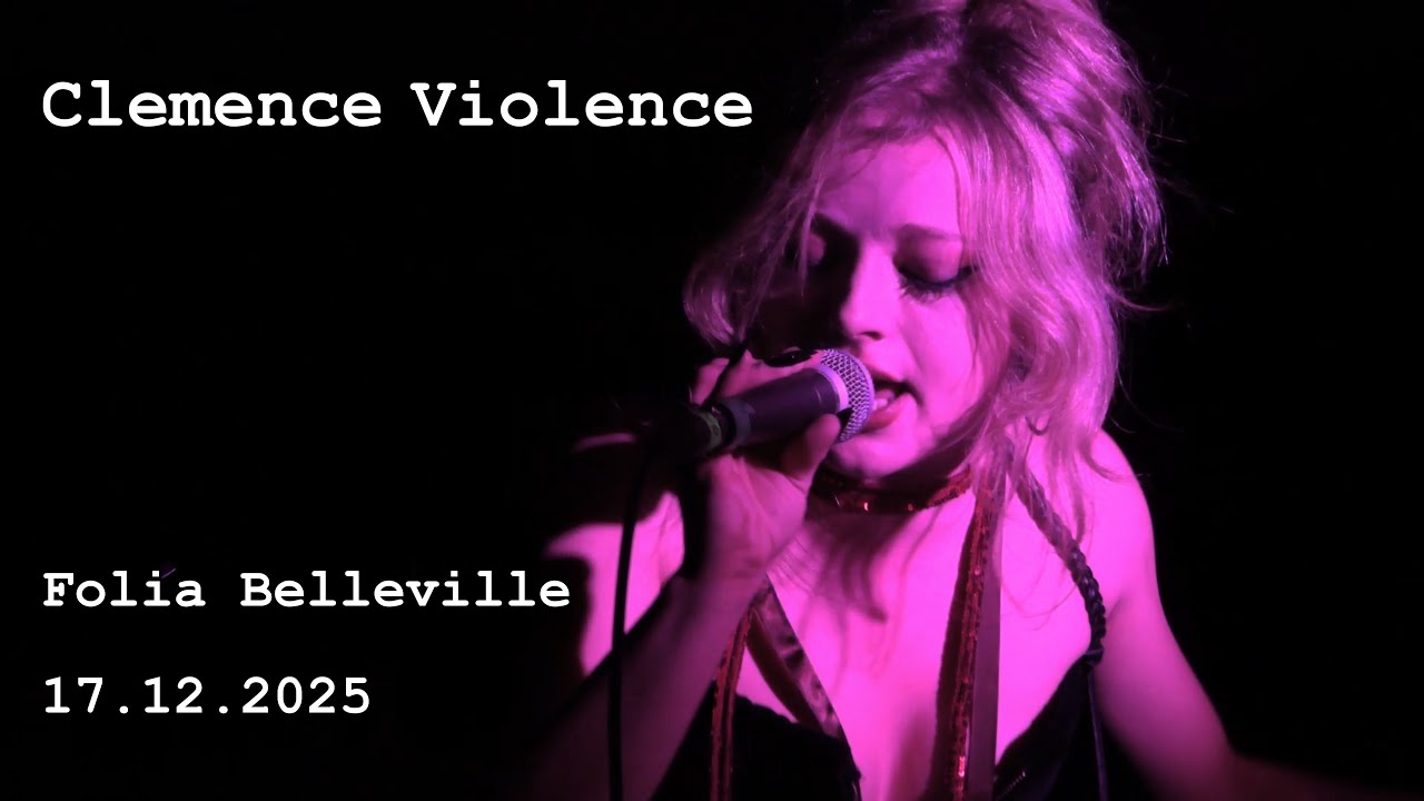 Clemence Violence - Live at Folia Belleville, Paris, France, 17 December 2025