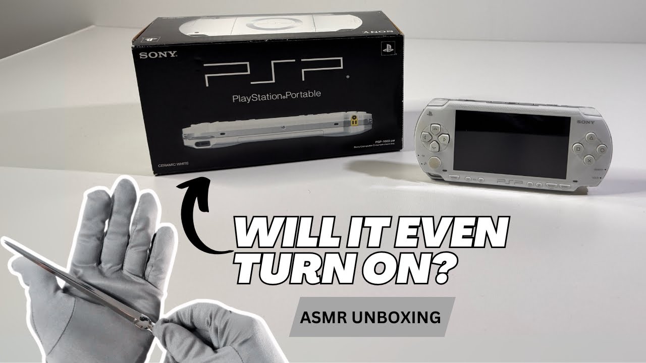 Original Sony PSP Unboxing | 1003 Ceramic White PlayStation Portable