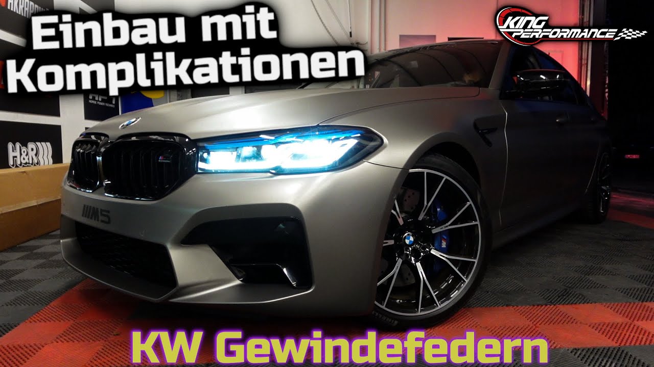 KW Gewindefedern passend für BMW M5 F90 Competition LCI | Facelift | FEHLER AB WERK ?!