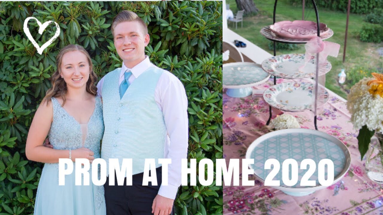 we threw a PROM at home/ GRWM