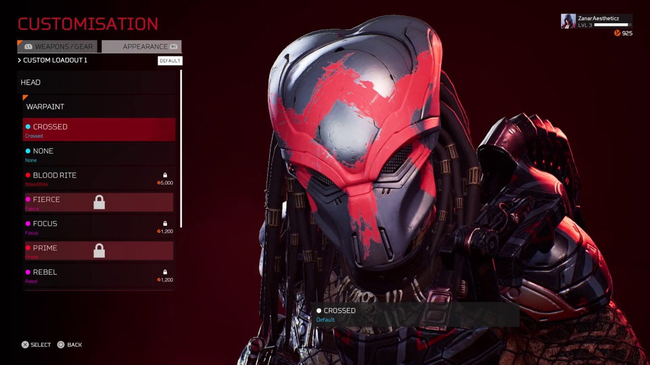 Predator Hunting Grounds - Predator Customization (Predator Game 2020) PS4 Pro