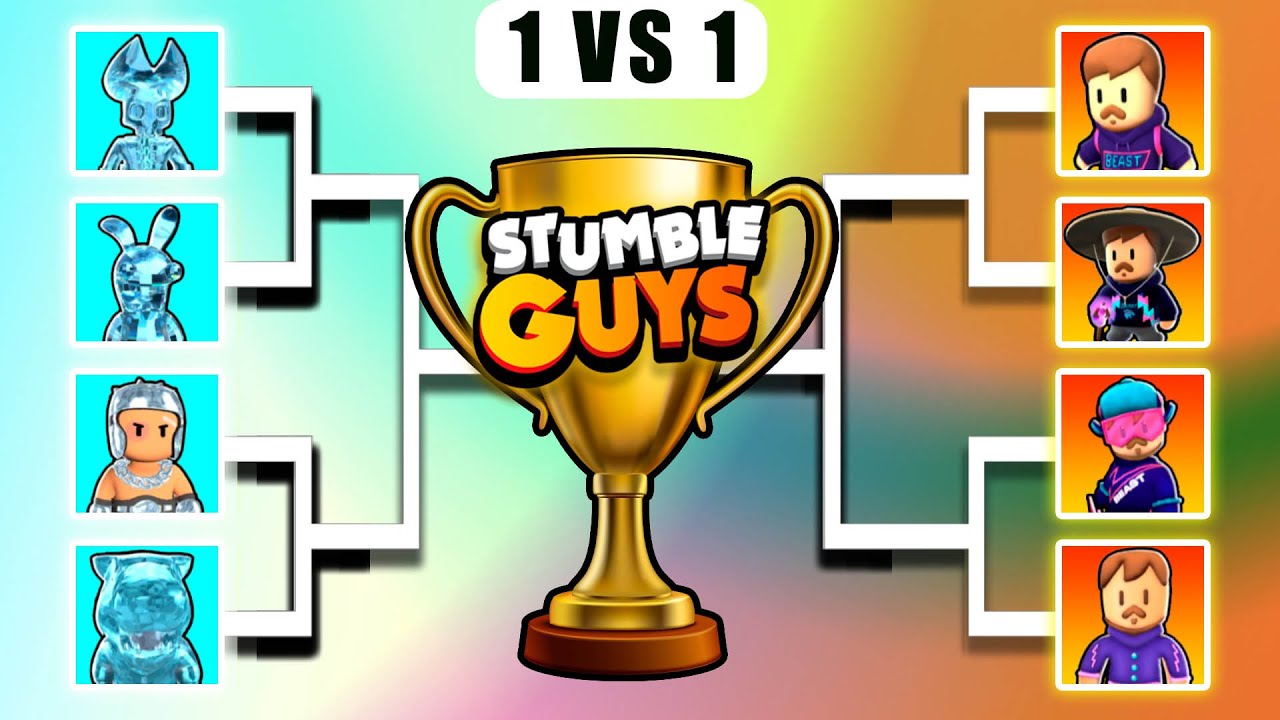 DIAMOND vs MR.BEAST Skins Tournament in Stumble Guys🔥