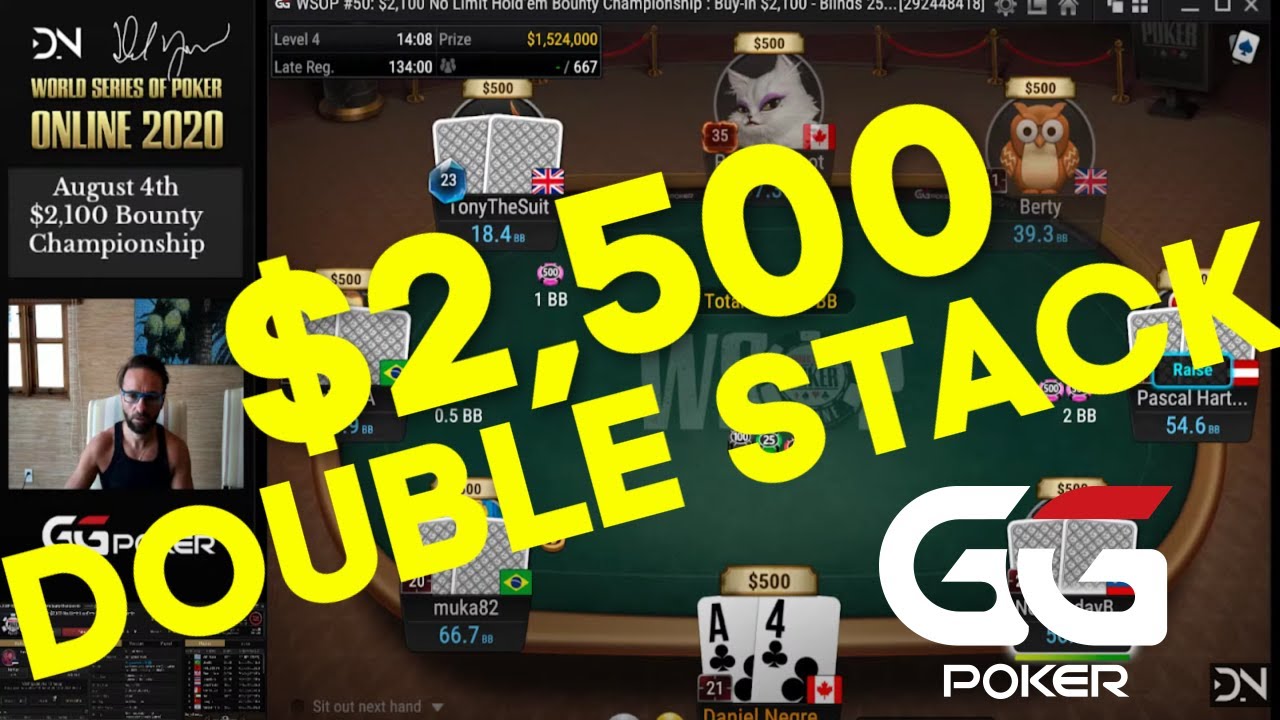 WSOP 2020 Online $2,500 Double Stack NL