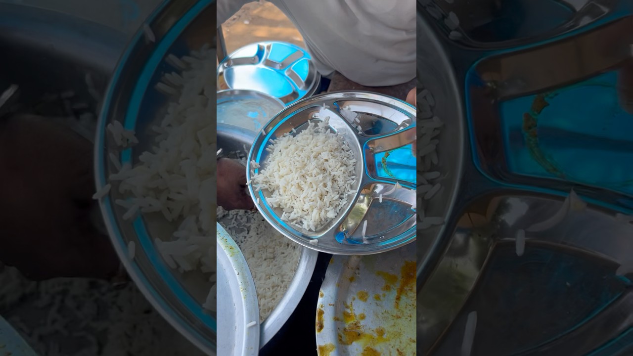 The world&rsquo;s cheapest chicken plate with leg piece#food #india #foodie #chiken #streetfood #yummy
