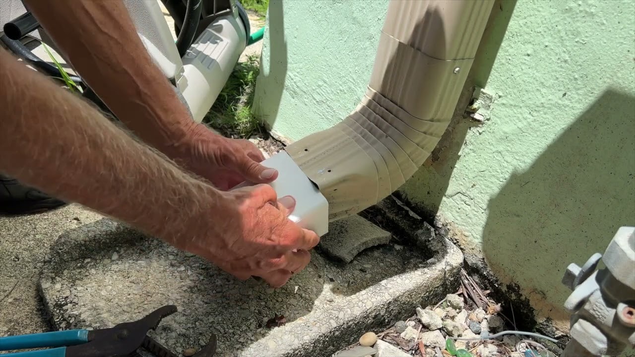 How to Secure downspouts from rats crawling up