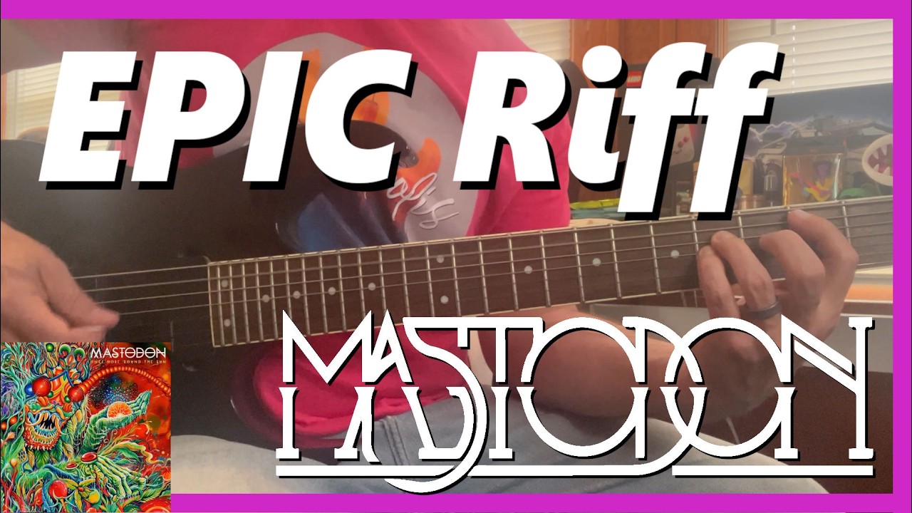How to Play The High Road Guitar Riff | Mastodon
