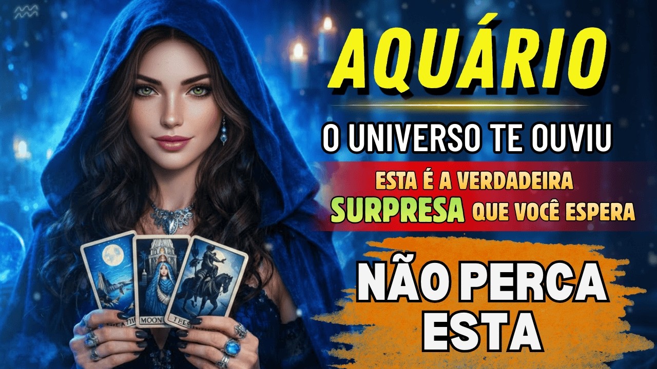 AQUÁRIO♒Algo que você pediu em oração 🙏 está chegando muito em breve ✨Algo grandioso está por vir