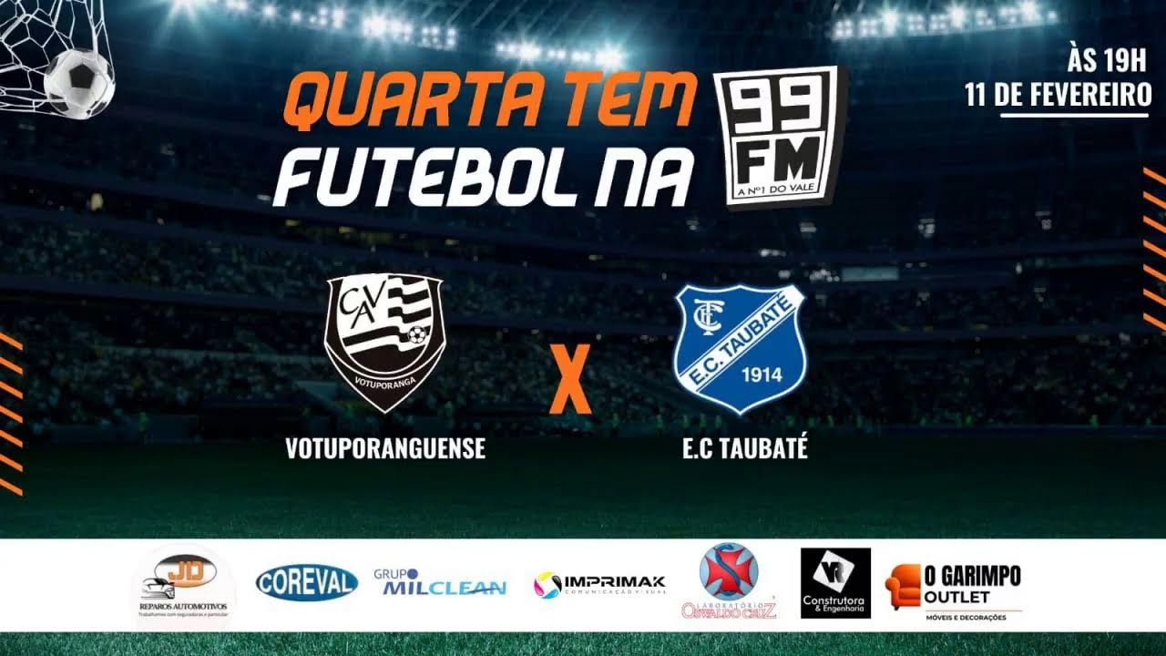VOTUPORANGUENSE X TAUBATÉ | CAMPEONATO PAULISTA A2 | 11 02 2026