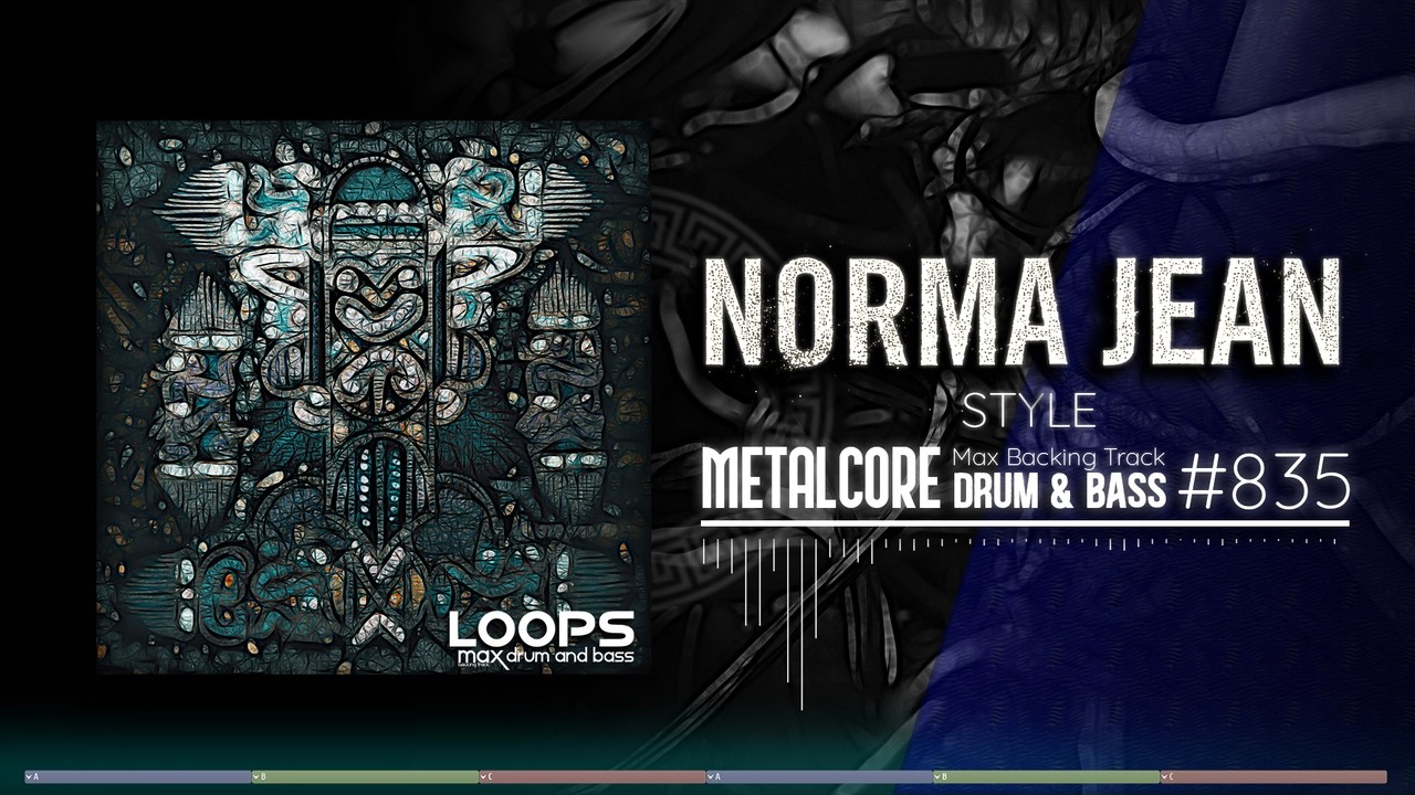 Metalcore Backing Track / Drum And Bass / Norma Jean Style / 150 bpm Jam in C# Minor