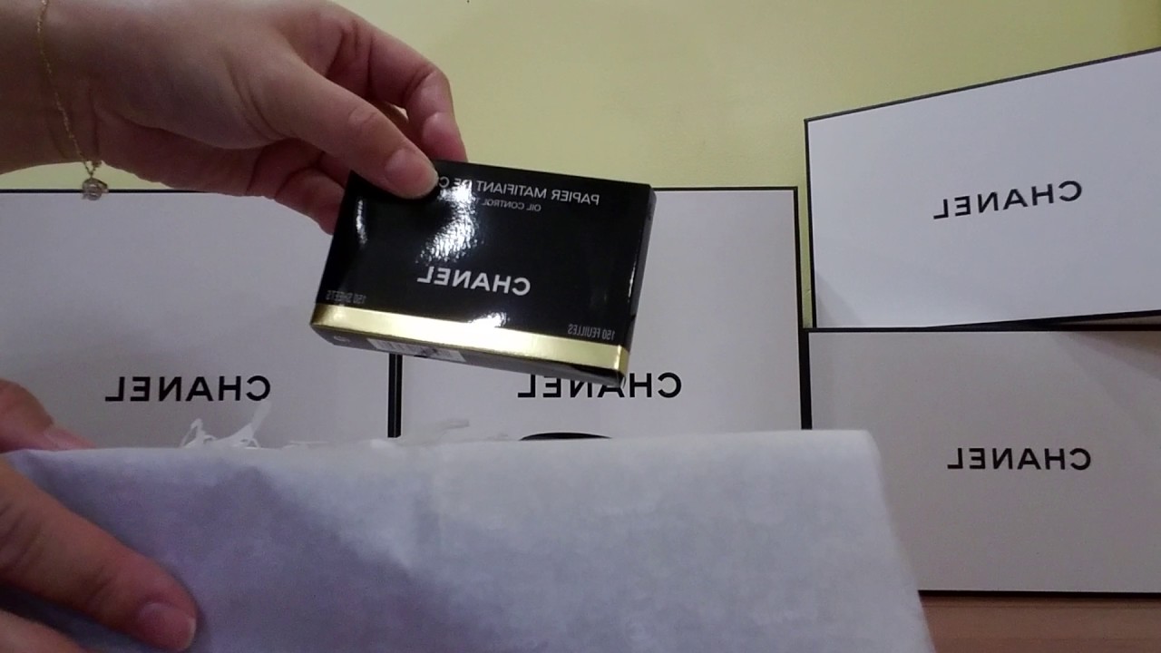 #4 Chanel Beauty unboxing - Papier Matifiant De Chanel, Oil control tissues