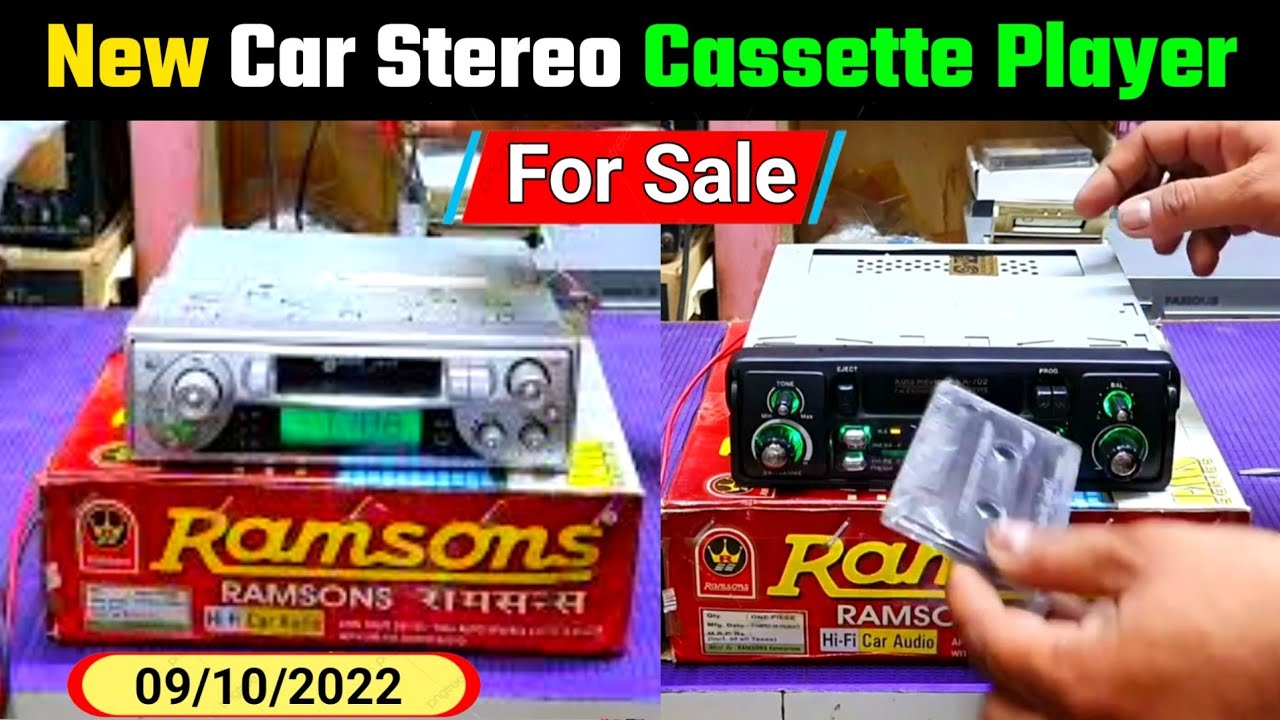 Brand New Car Stereo Cassette Player Unboxing and Review । Contect For Sale 9425634777