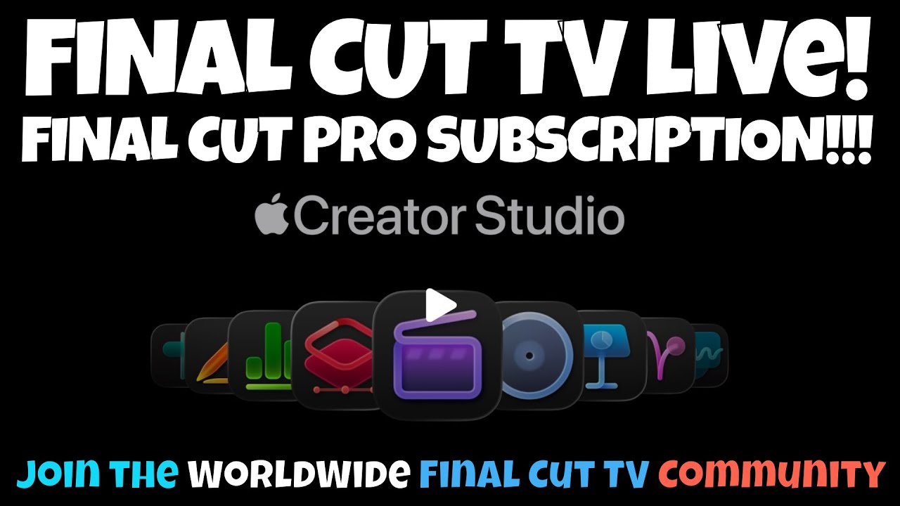 FINAL CUT PRO SUBSCRIPTION!!!! Let's Chat!