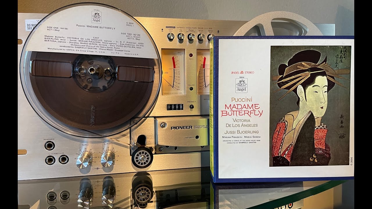 Puccini: Madame Butterfly - Victoria De Los Angeles SIDE A Reel 1 Reel to Reel