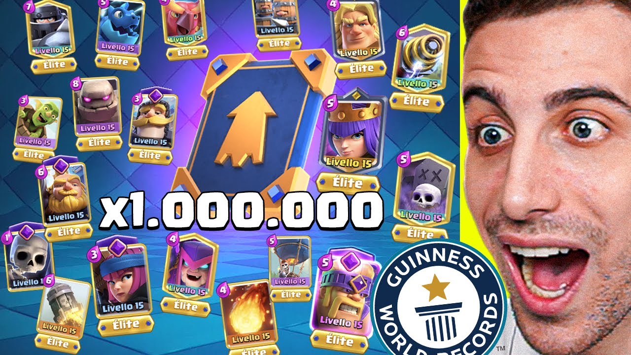 Uso 1 MILIONE di Jolly Elite! MAXO 20 Carte! *RECORD MONDIALE* Clash Royale ITA!