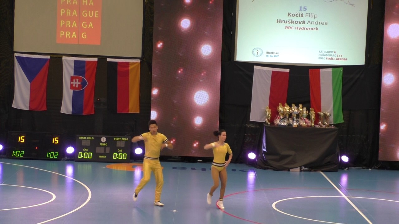 Filip Kočiš a Andrea Hrušková, ktg: A(akro) - 1.místo