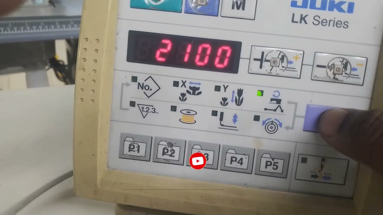 how to JUKI-1900A-HS-bartack maching[ LOCK][UNLOCK]@panael sinhala