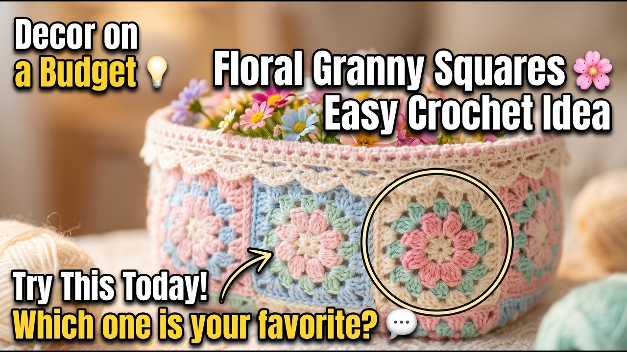 Handmade Crochet Home Organizers & Storage Ideas | DIY Crochet Decor
