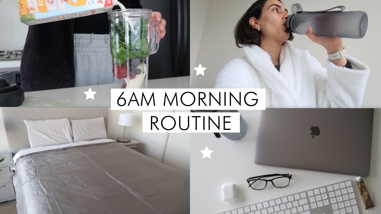 Productive 6am Morning Routine | Work Day Edition