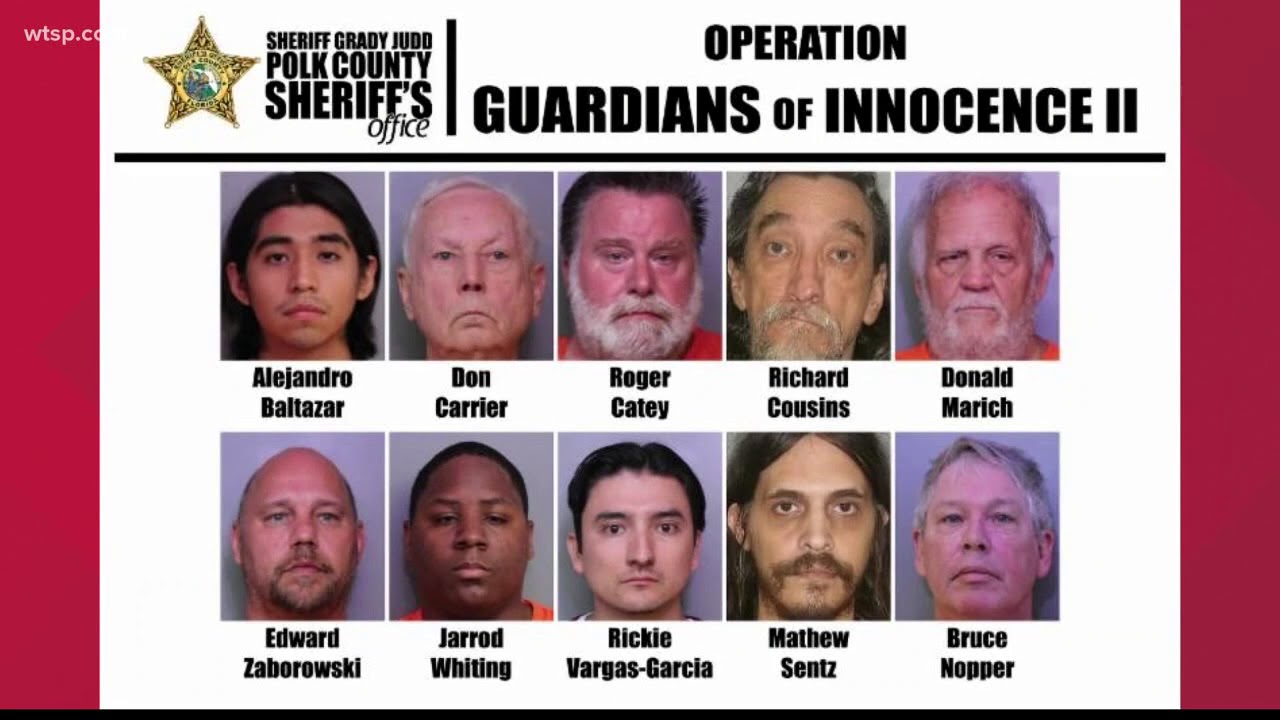 Disney World, Legoland employees among 11 people arrested in Polk County child porn ring