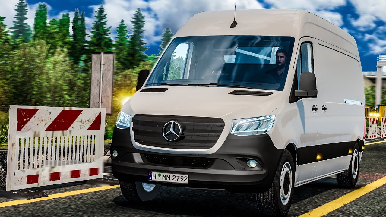 ETS 2: Im Mercedes-Benz SPRINTER als Kurierdienst durch Niedersachsen | EURO TRUCK SIMULATOR 2