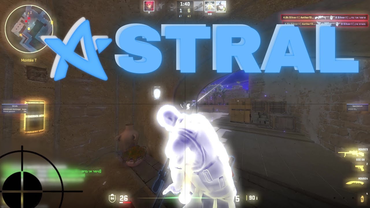 Dominacja na serwerach HvH dzięki Astral.rip | Jumpscout + DT = ⚡