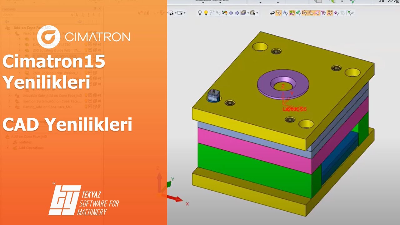Cimatron 15 Zirvesi - CAD Yenilikleri