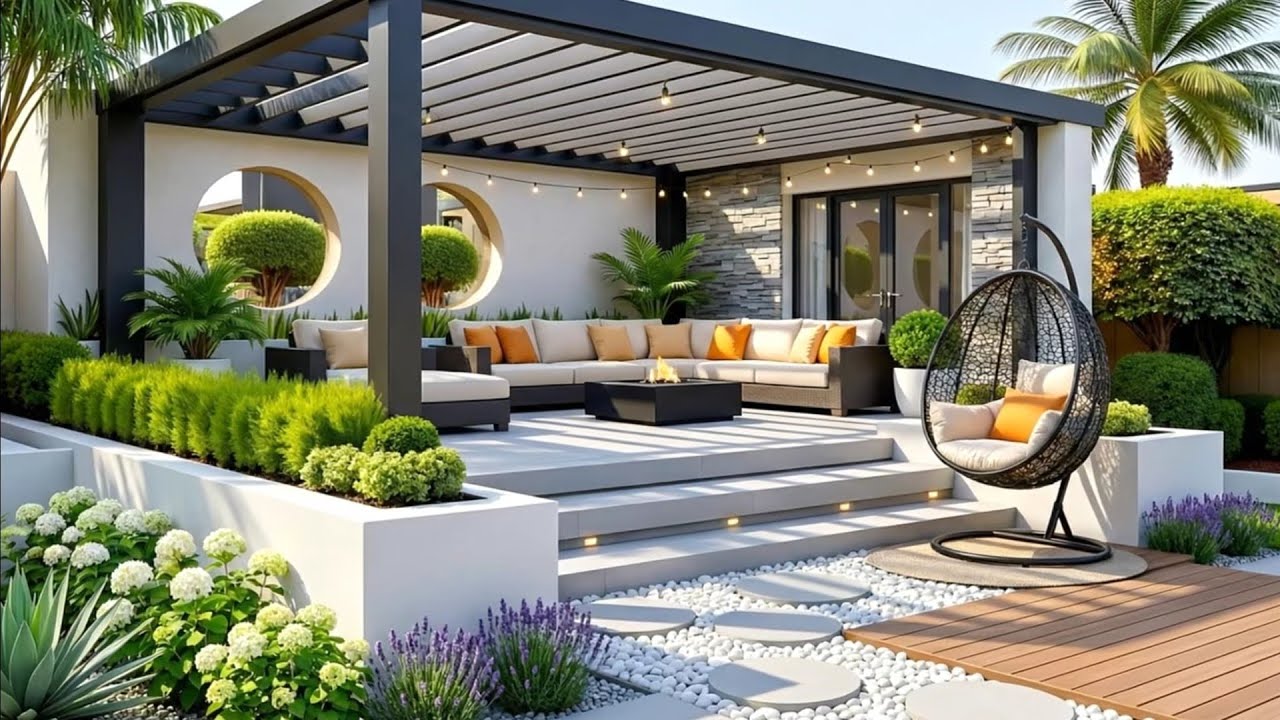 200 Trendy Modern Pergola Design Ideas 2026 | Backyard, Rooftop & Terrace Garden Inspiration P3