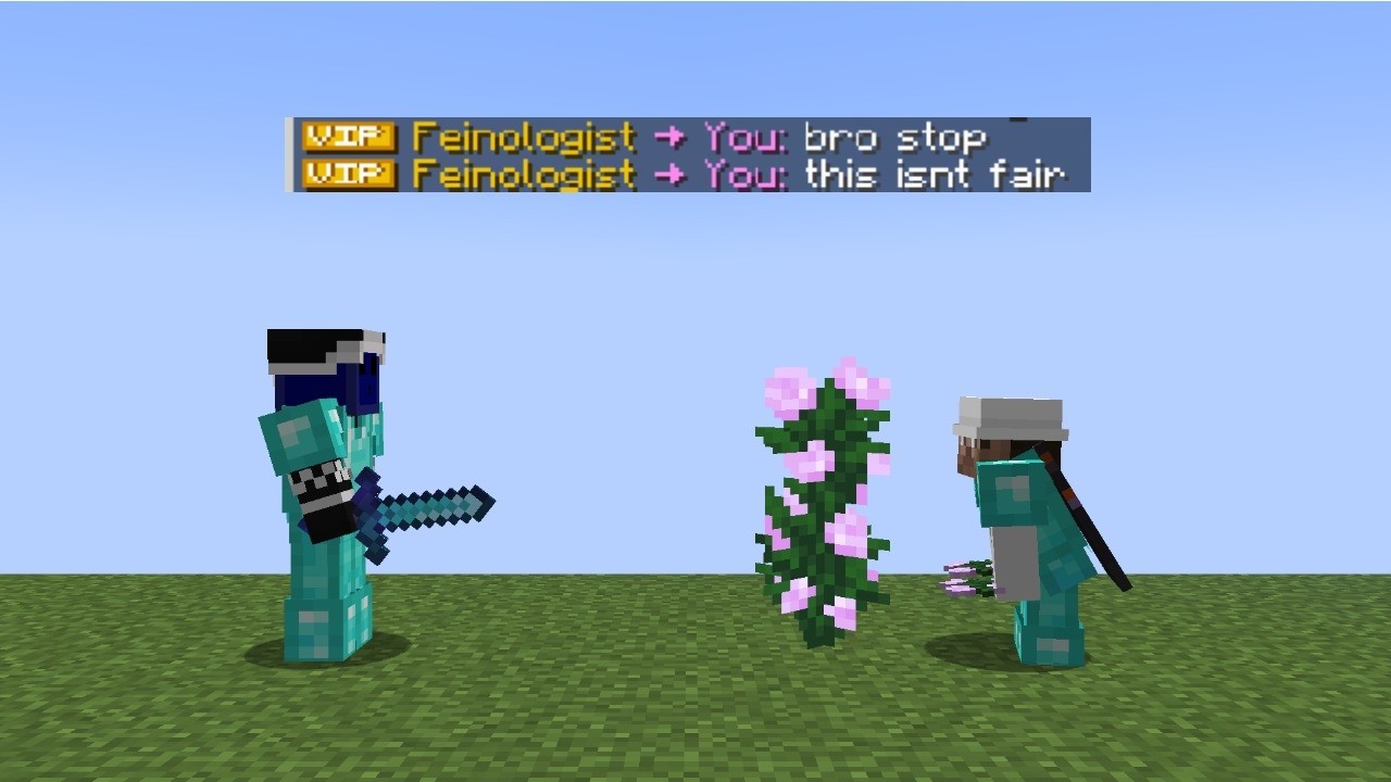 Flowers VS pvp streamers