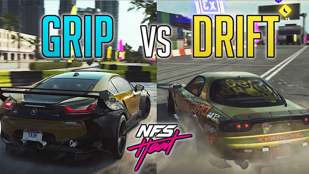 Need for Speed HEAT - Grip vs. Drift Handling
