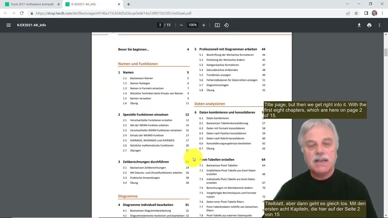 Excel f&uuml;r Fortgeschrittene - Die Weiterbildung ist auch f&uuml;r Zuwanderer ab der DaF-Stufe B2 geeignet