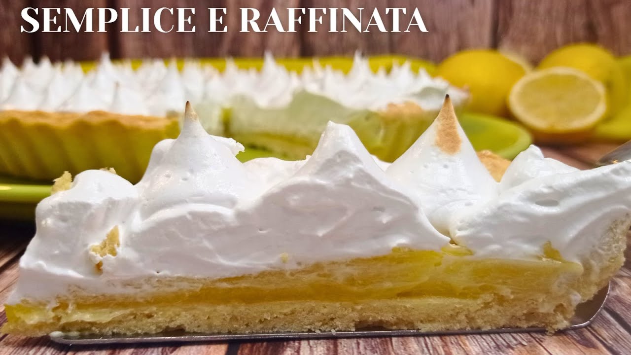 Lemon Meringue Pie fatta in casa 🍋 Il dolce al limone di una volta