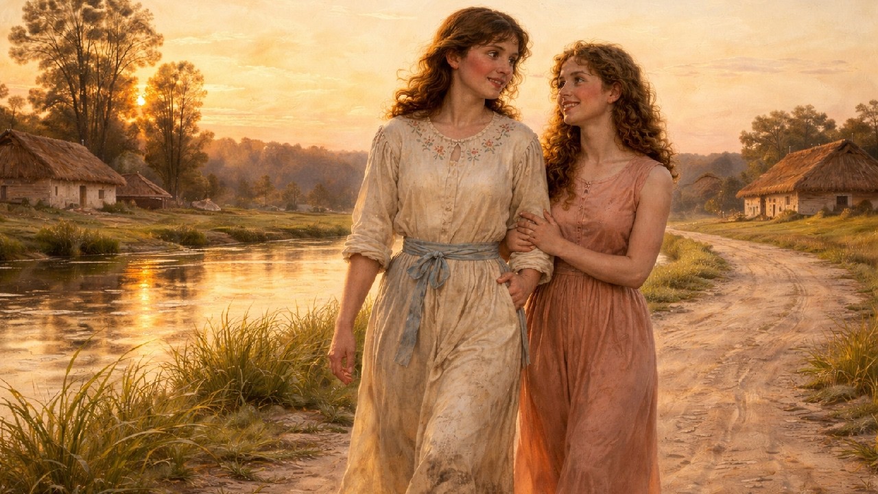 Promise by the River | My Little Sister | A Poem Written in Wind and Tears | Nostalgic Sunset Story