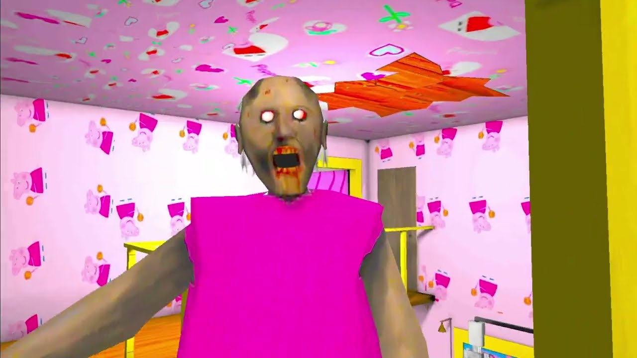 Granny Game Horror Escape Gameplay | Peppa Pig Granny Ep 5