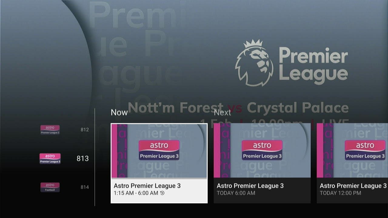Astro Premier League 3 - Channel Continuity | 01 JAN 2026