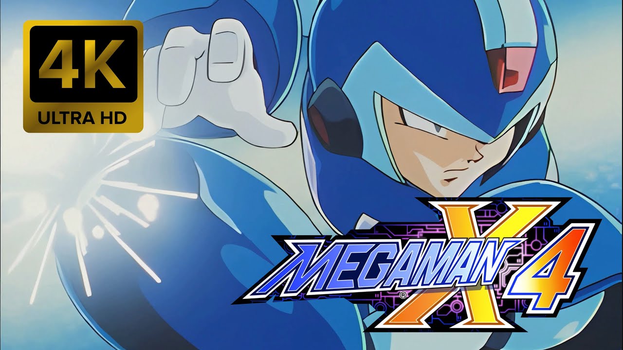 Mega Man X4 (Rockman X4) Opening [4K 60FPS Upscaled & Enhanced]