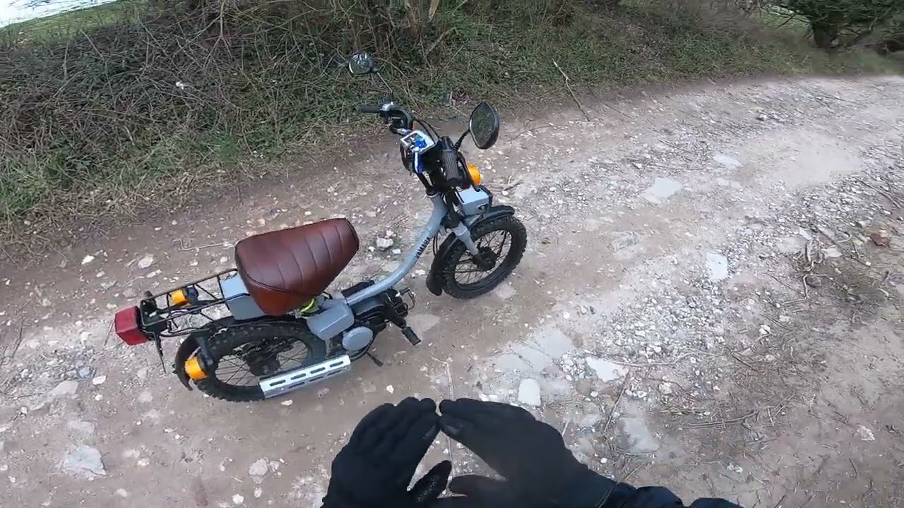 STARTING THE DAY WITH MY YAMAHA QT50...