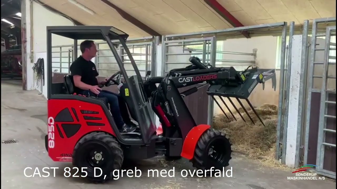 Cast minilæsser 825 D - suveræn i hestehold