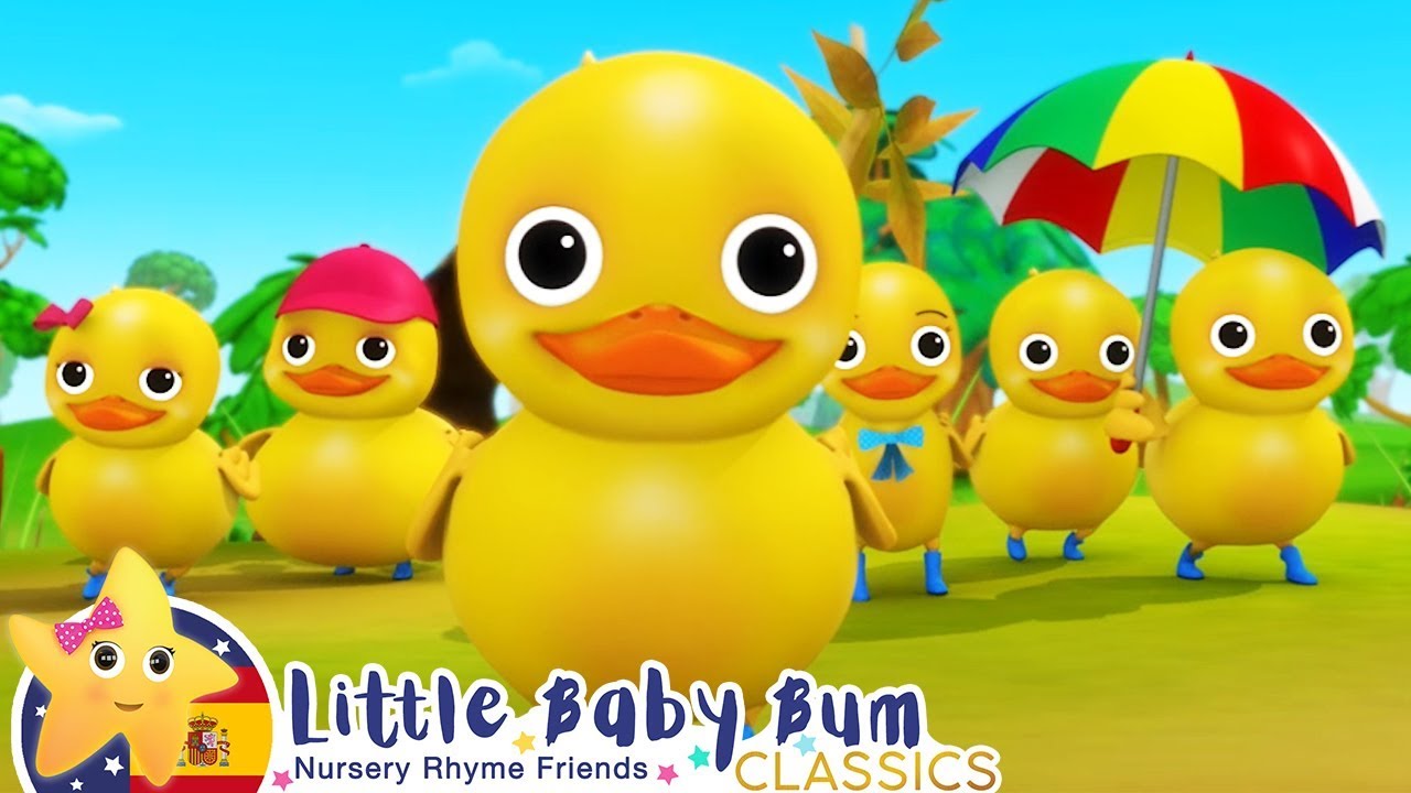 Seis Patitos | Canciones Infantiles | Dibujos Animados | Little Baby Bum en Español