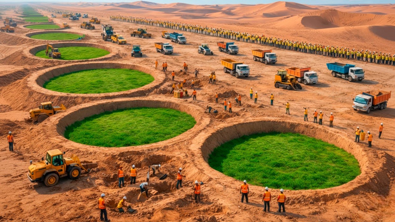 Como Africanos Cavaram Milhões De Covas Em Meia-Lua Que Pararam O Deserto Do Saara