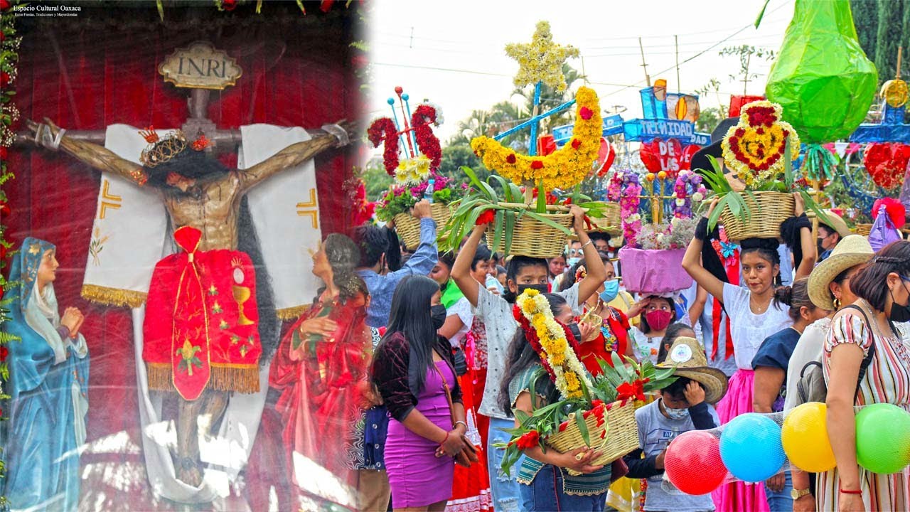 CONVITE DE FLORES Santa Cruz Amilpas 2022 Festividad al SEÑOR DE LA SANTA CRUZ