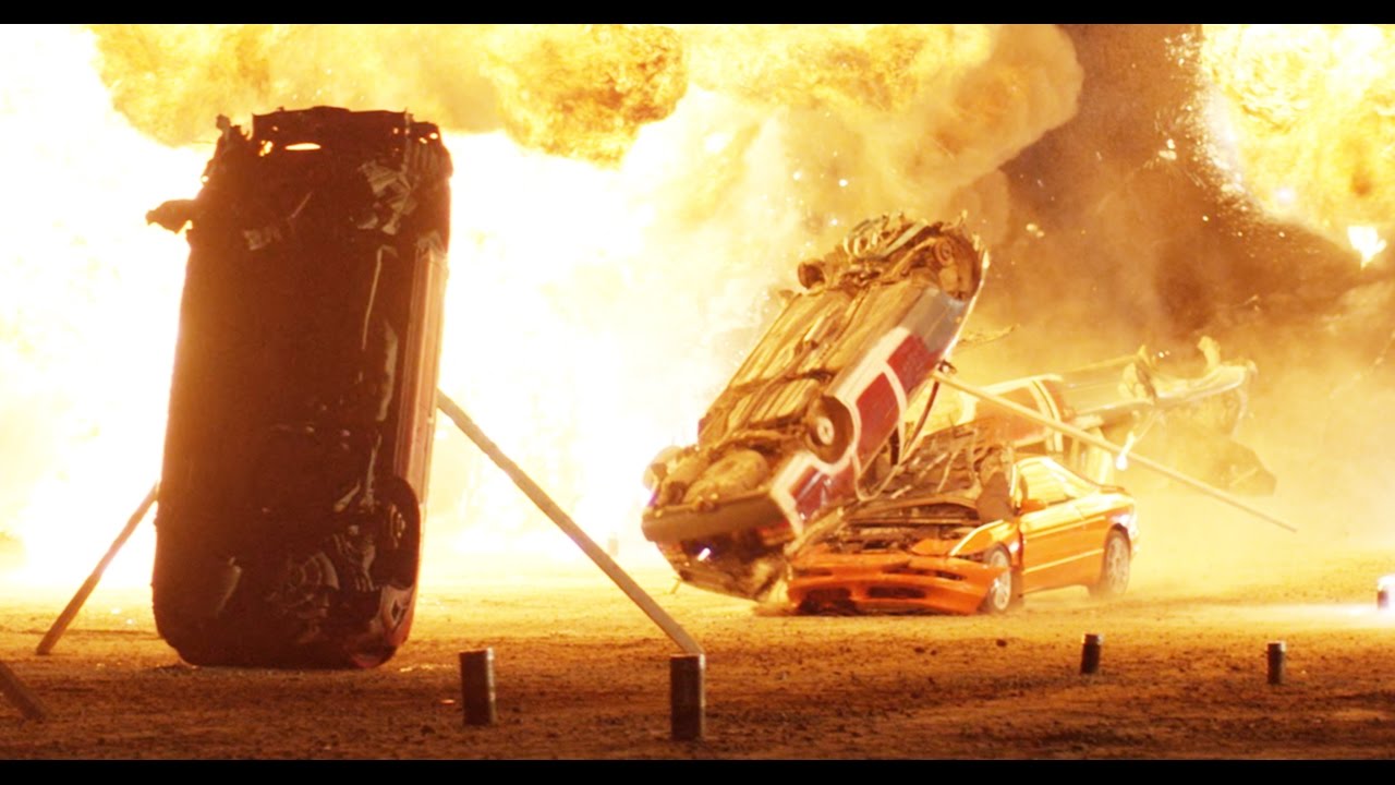 Dudesons Explosive Car Crash Domino!
