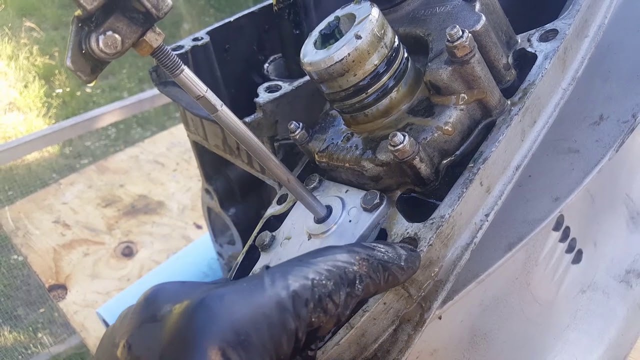 Engine Bracket & ESA Troubleshooting Part 2 - Shifter Rod Adjustment - OMC Cobra Volvo Penta SX