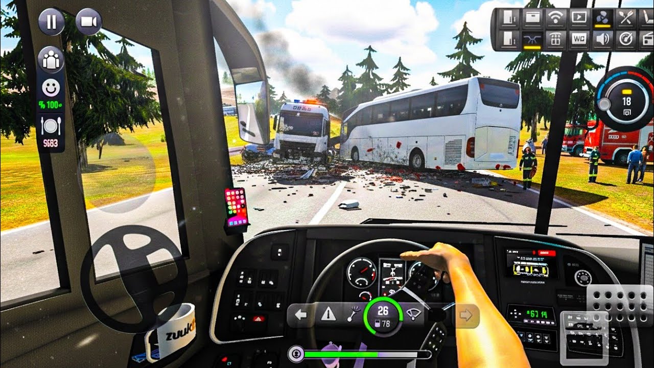🚍 Bus Simulator Ultimate | Marcopolo G7 Bus Extreme Heavy Driving Challenge 2026 🔥 #ahtplayz
