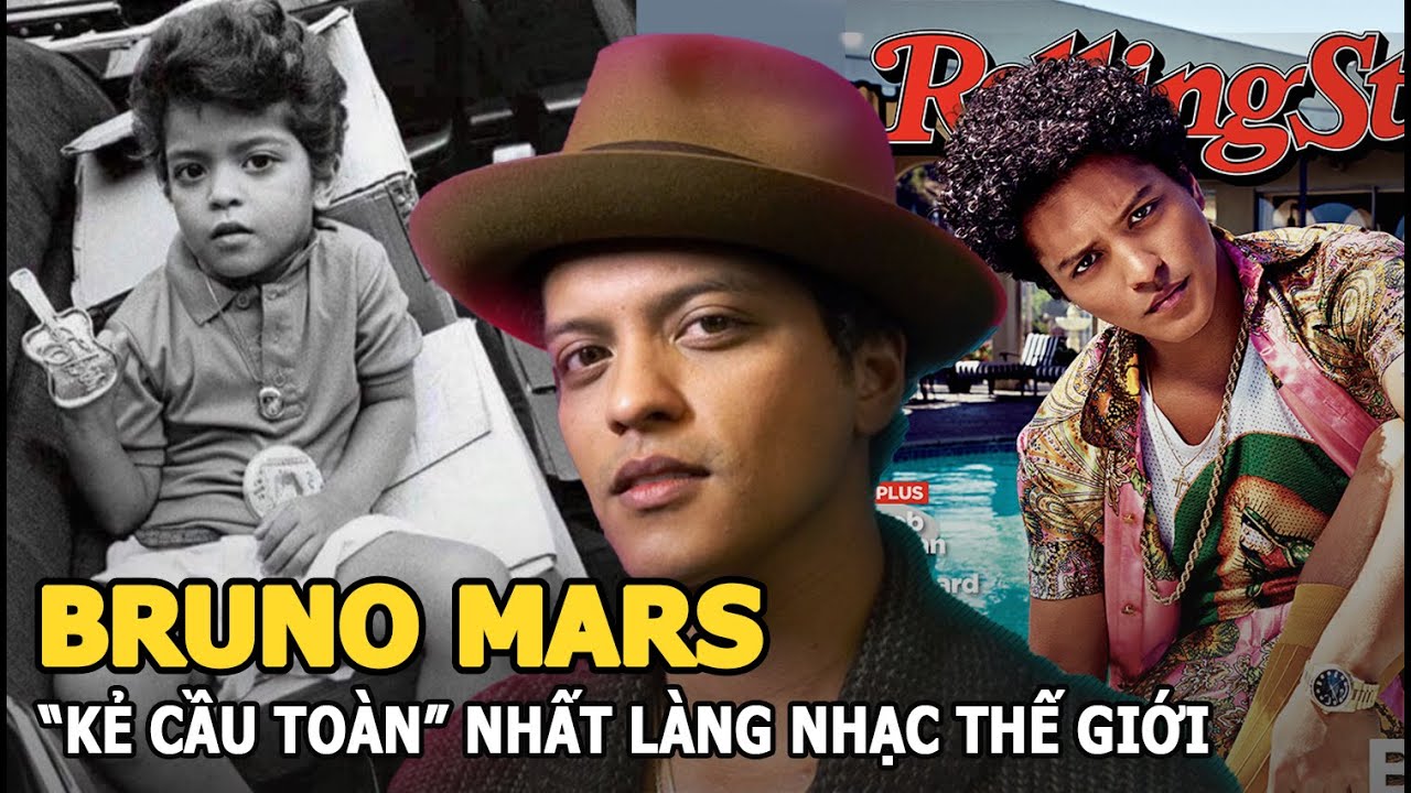Bruno Mars - Từ đứa trẻ phải ngủ trên mái nhà đến “kẻ cầu toàn” nhất làng nhạc thế giới