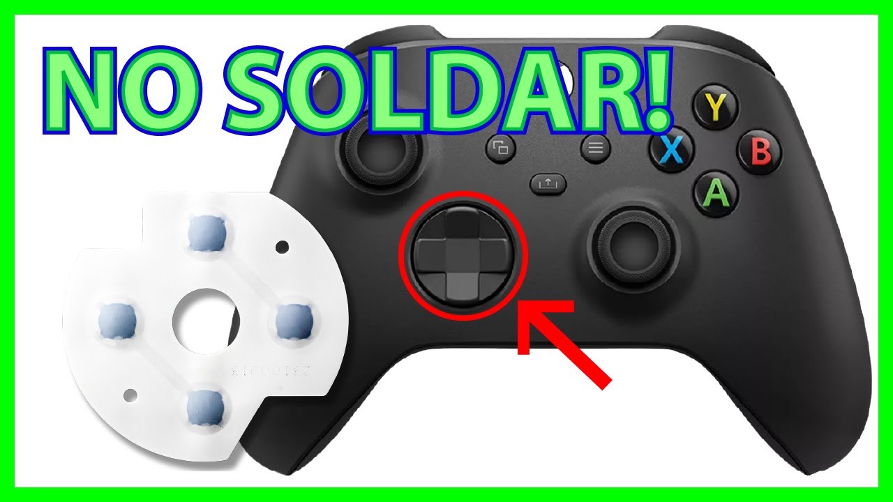 Cómo Reemplazar el D-Pad o Cruceta en un Control de Xbox One (D-Pad defectuoso)