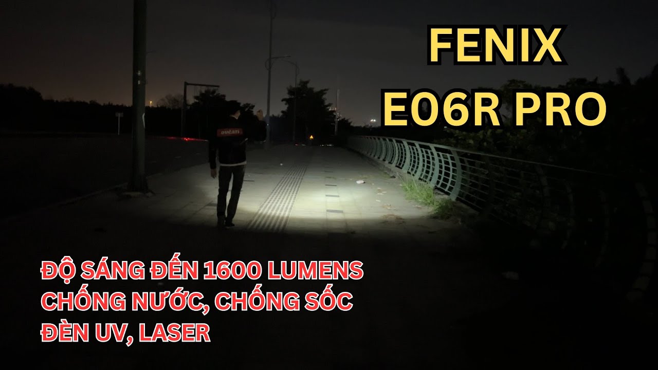 Trên tay đèn pin Fenix E06R Pro: sáng hơn, pin lâu hơn, có đèn UV kiểm tra tiền giả