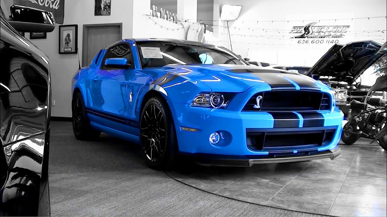 2013 Shelby GT500 Grabber Blue 662 HP Supercharged 5.8 DOHC
