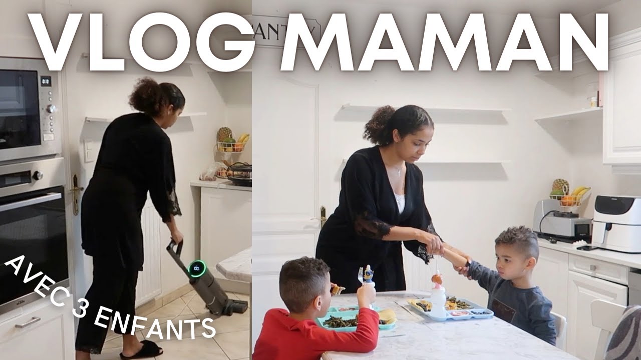 👶🏽VLOG DE MAMAN ! JOURNÉE PYJAMA // UN JOUR DANS MA VIE DE MAMAN DE 3 ENFANTS (c’est la grève 😳)